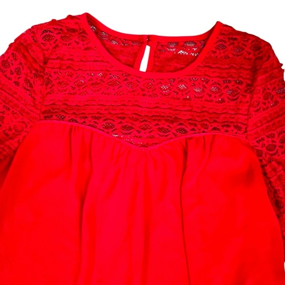 Speechless Red Long Lace Sleeve Dress - Picture 15 of 16